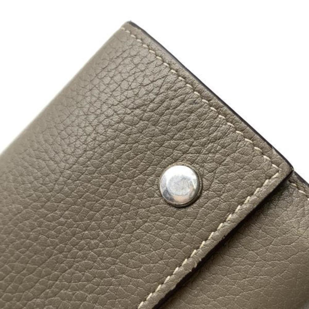 Celine Bicolor Leather Multi-Function Compact Wal… - image 8